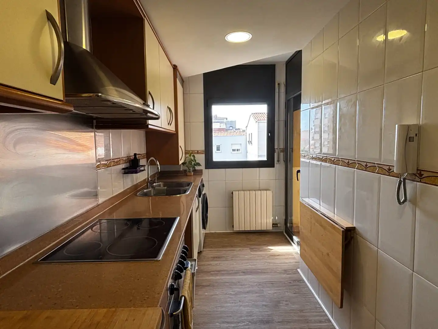 Kitchen of Flat for sale in Terrassa  with Air Conditioner, Heating and Parquet flooring