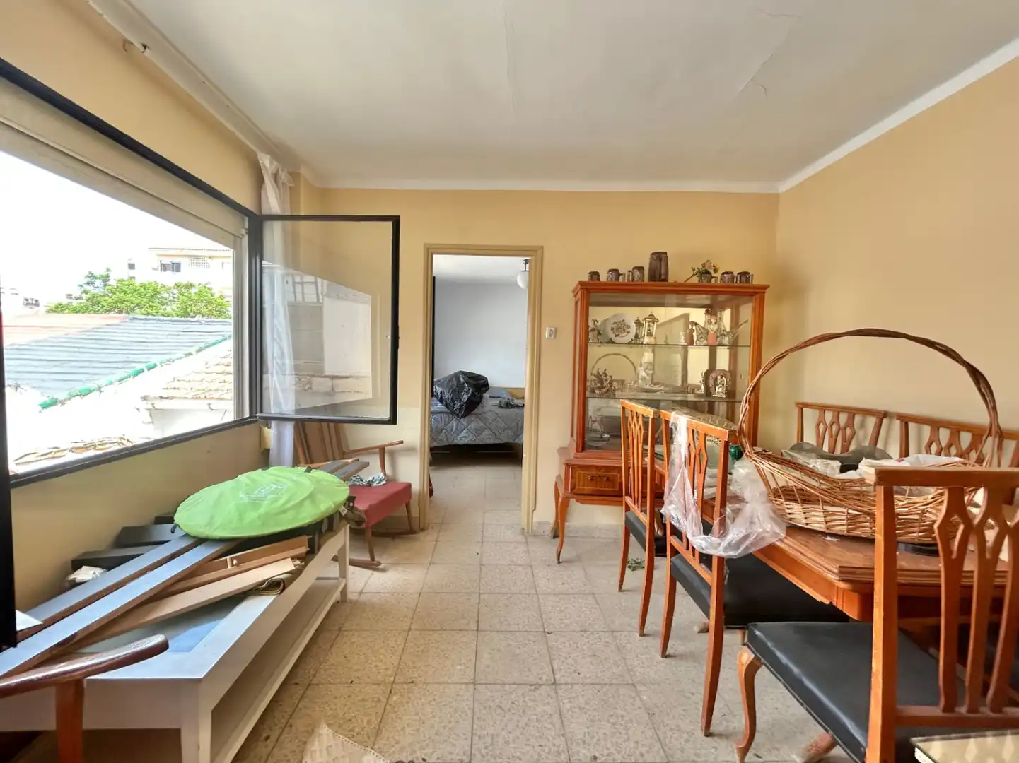Sala d'estar de Casa adosada en venda en Málaga amb Aire condicionat, Terrassa i Traster