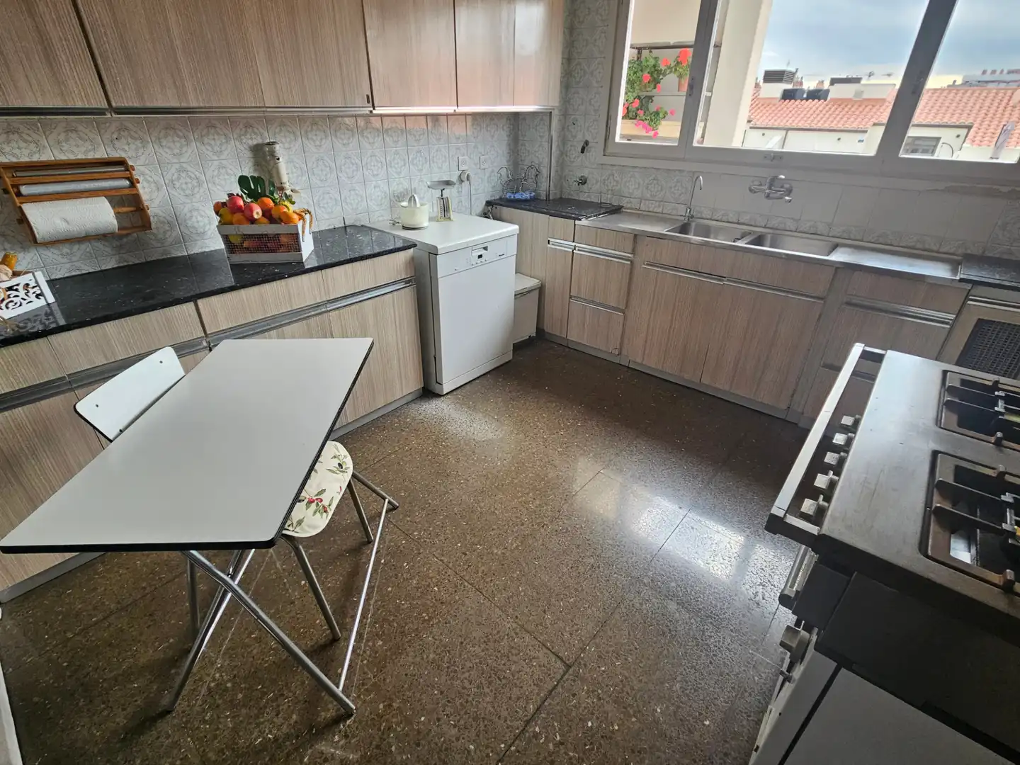 Kitchen of Flat for sale in Sabadell  with Heating, Parquet flooring and Terrace