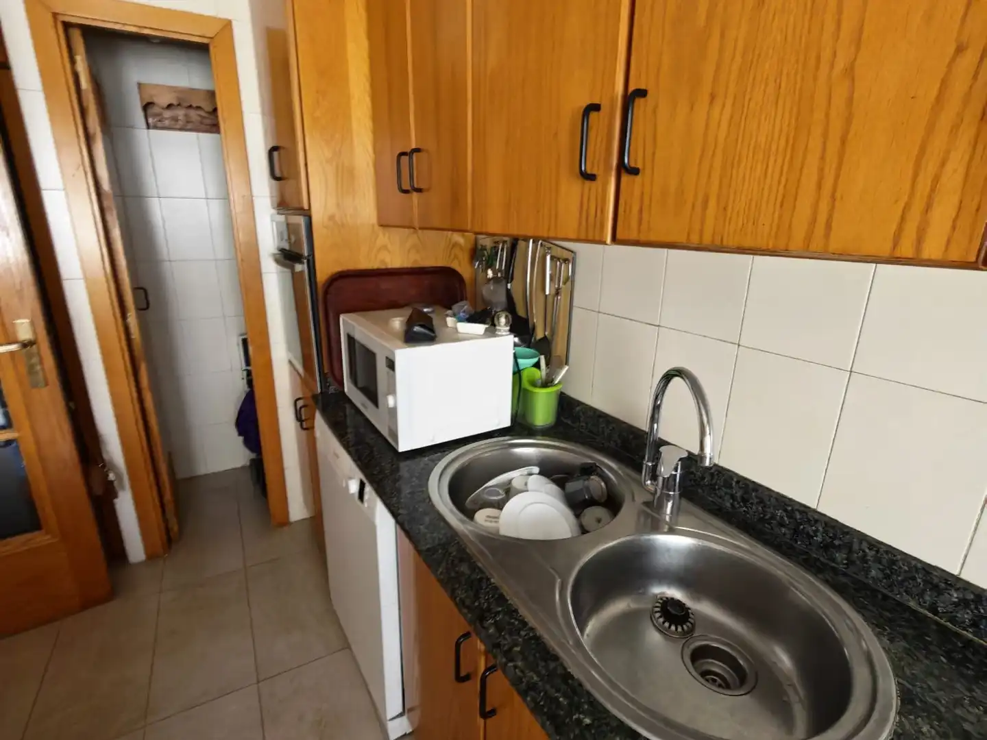 Cuina de Àtic de lloguer en Murcia amb Aire condicionat, Calefacció i Terrassa