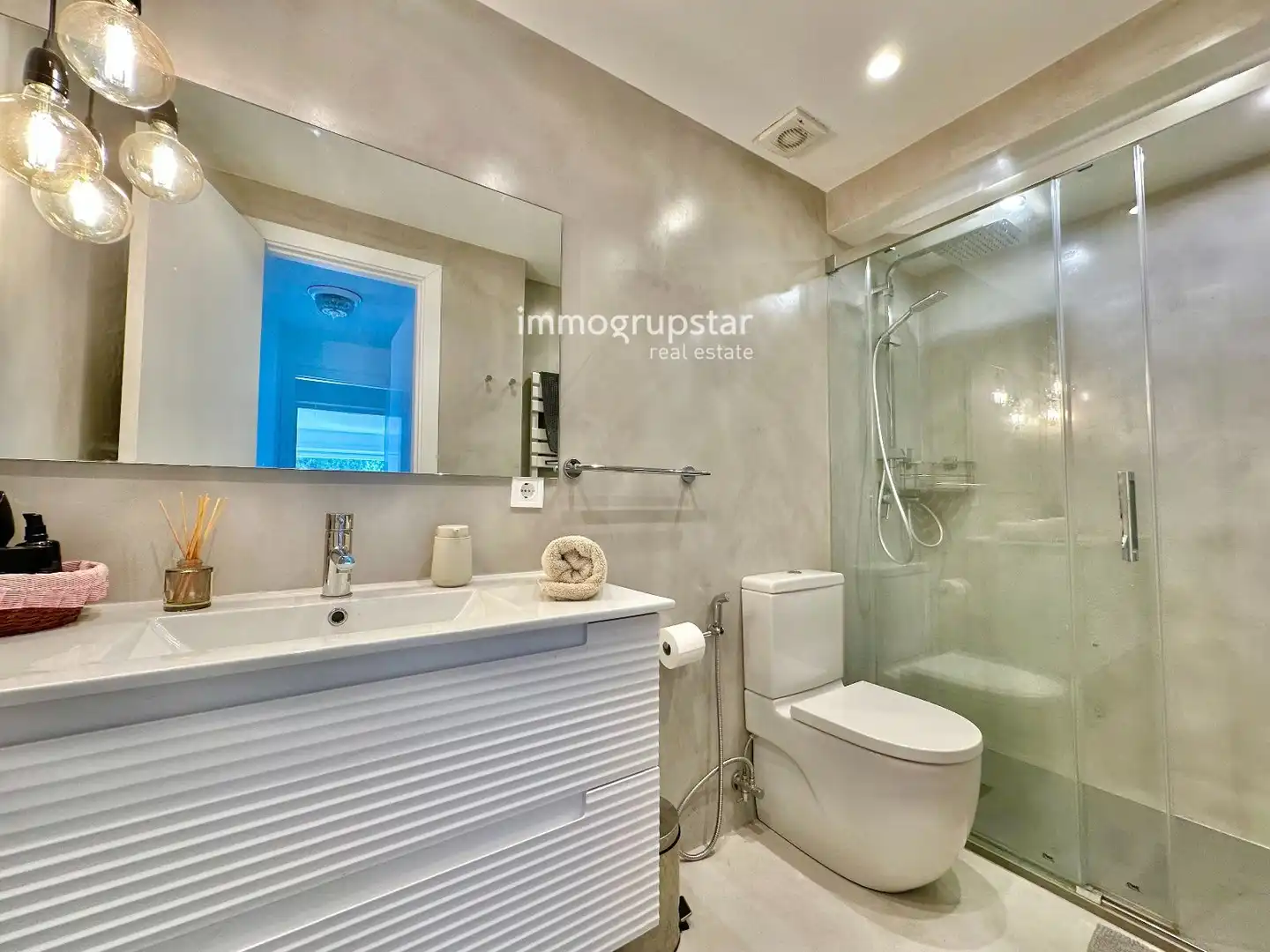 Badezimmer von Wohnungen zum Verkauf in Calonge i Sant Antoni mit Heizung, Terrasse und Schwimmbad