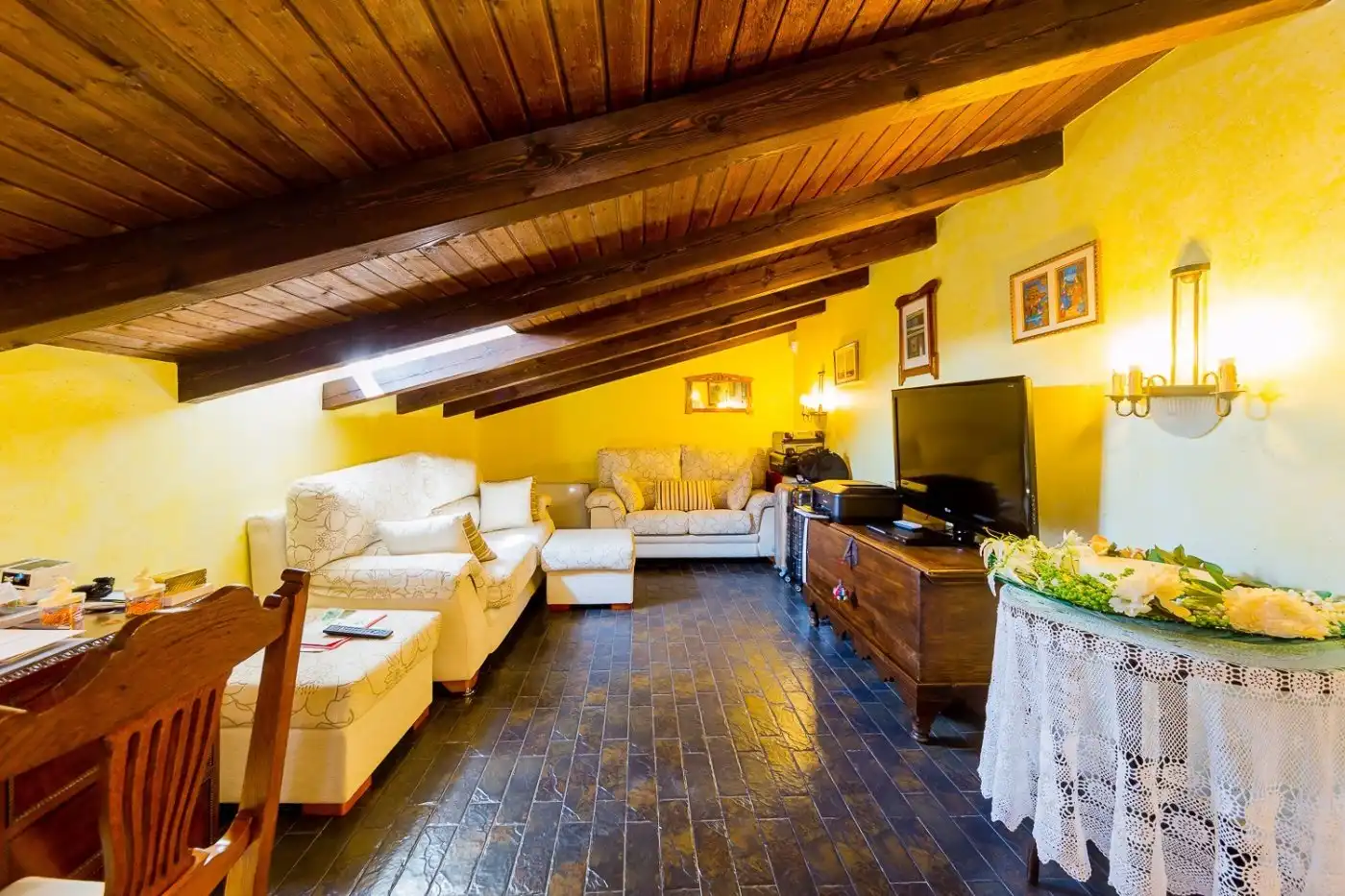 Sala de estar de Finca rústica en venta en Almoradí con Aire acondicionado, Calefacción y Jardín privado