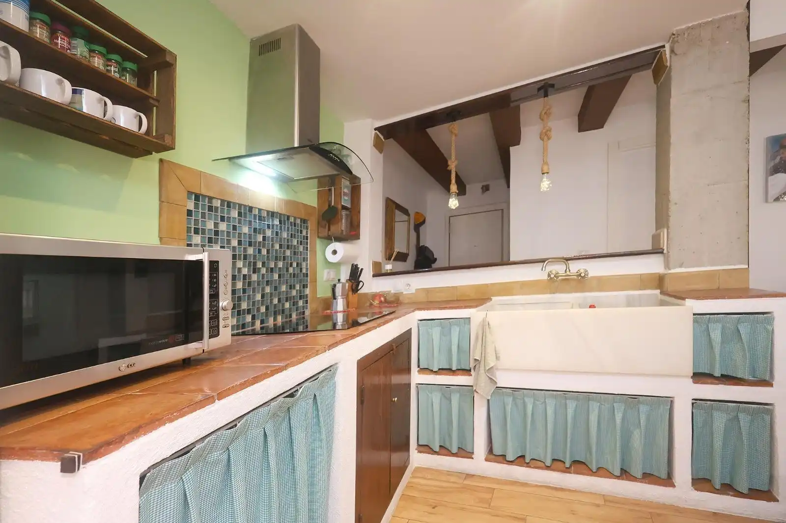 Cocina de Piso en venta en Valencia con Aire acondicionado, Parquet y Terraza