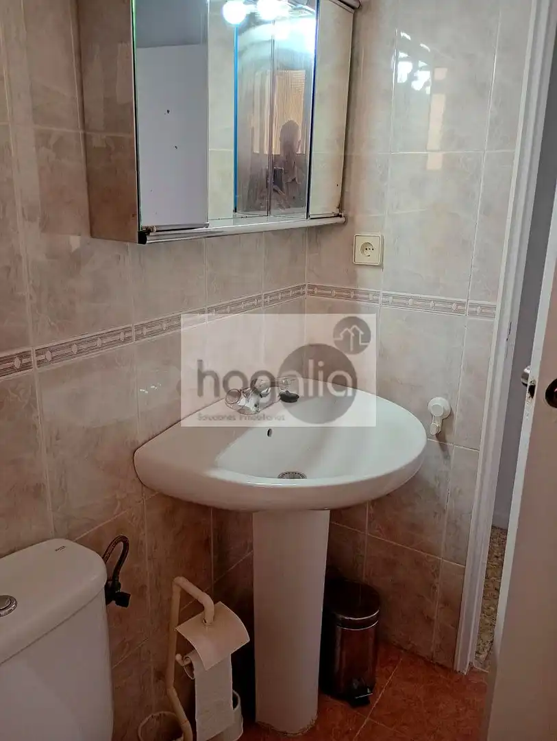 Baño de Piso de alquiler en Sevilla con Terraza y Amueblado