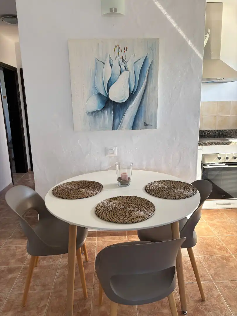 Comedor de Casa o chalet de alquiler en La Oliva con Jardín privado, Terraza y Amueblado