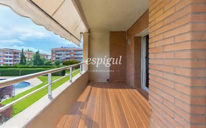 Terrace of Flat for sale in Sant Cugat del Vallès  with Air Conditioner, Heating and Parquet flooring