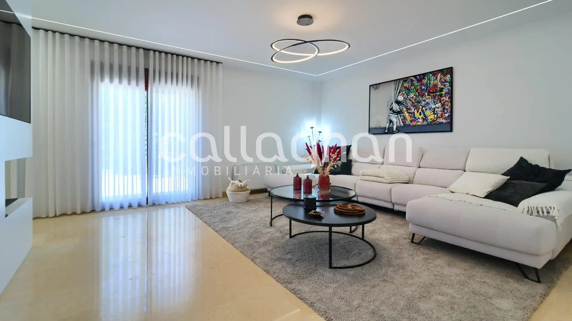 Sala d'estar de Casa o xalet en venda en Burriana / Borriana amb Aire condicionat, Calefacció i Jardí privat