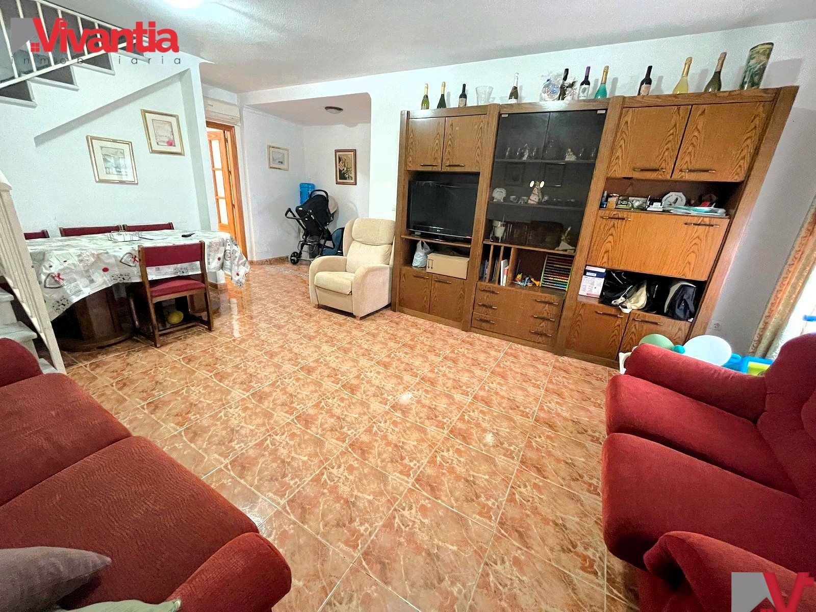 Living room of Duplex for sale in Lorca  with Air Conditioner, Terrace and Furnished