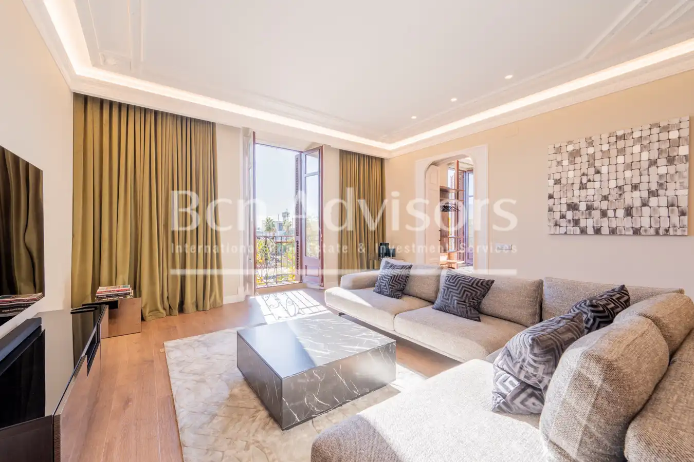 Appartamento con terrazza in vendita a Passeig de Colom