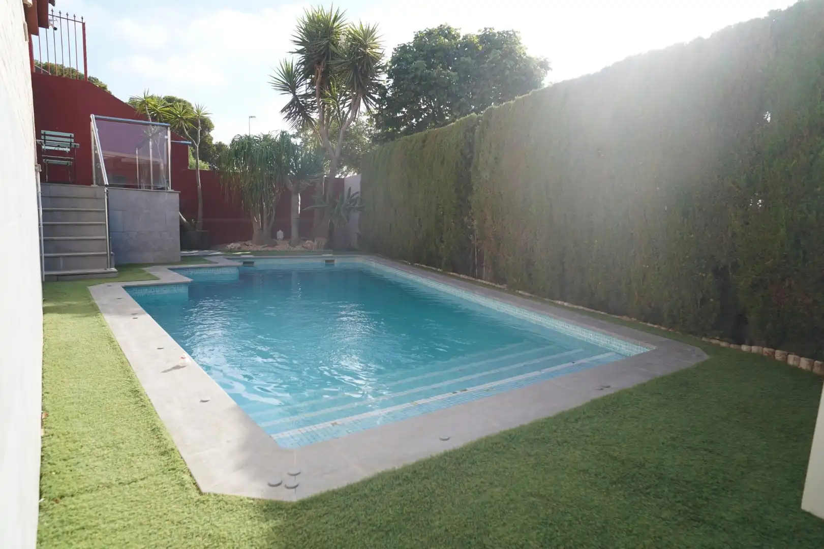 Piscina de Casa adosada en venta en Cartagena con Aire acondicionado, Jardín privado y Terraza