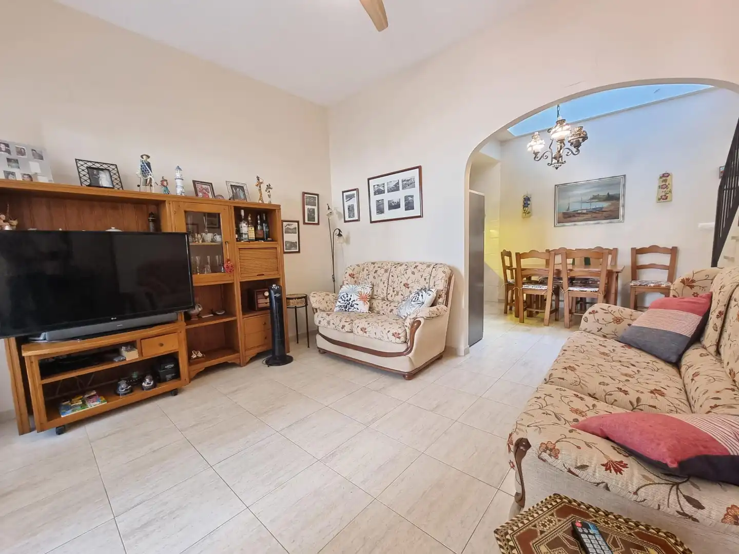 Wohnzimmer von Maisonette zum Verkauf in Tossa de Mar mit Heizung und Balkon