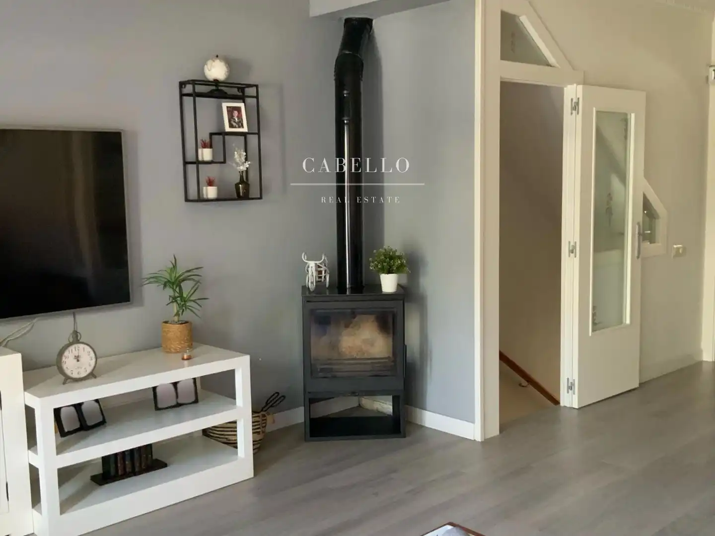 Living room of Houses for sale in Terrassa  with Air Conditioner, Heating and Parquet flooring
