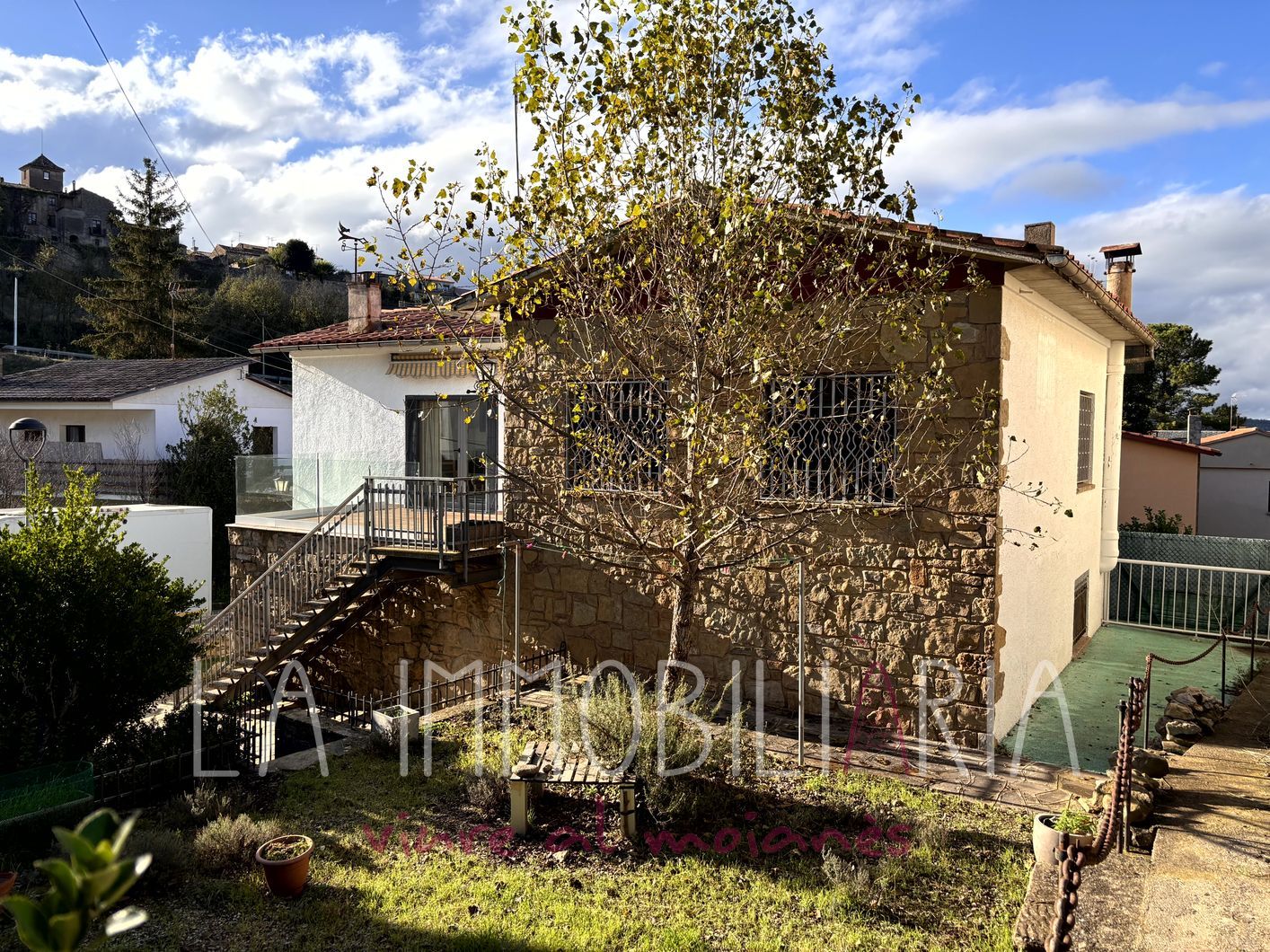 Vista exterior de Casa o xalet en venda en Castellterçol amb Calefacció, Jardí privat i Terrassa