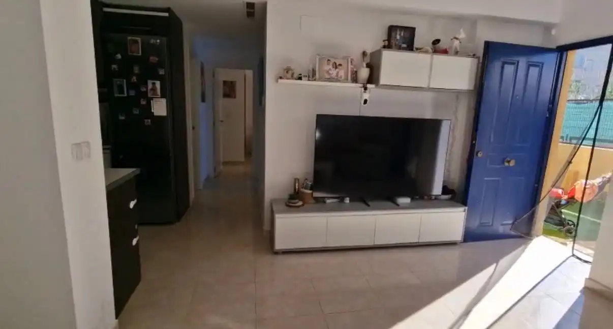 Sala de estar de Casa adosada de alquiler en Bellreguard con Aire acondicionado, Amueblado y Horno