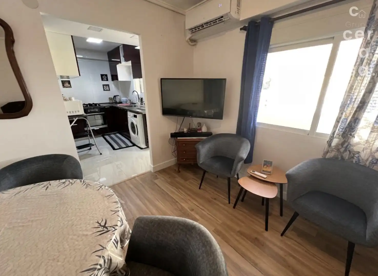 Sala de estar de Piso en venta en Valencia con Aire acondicionado y Balcón