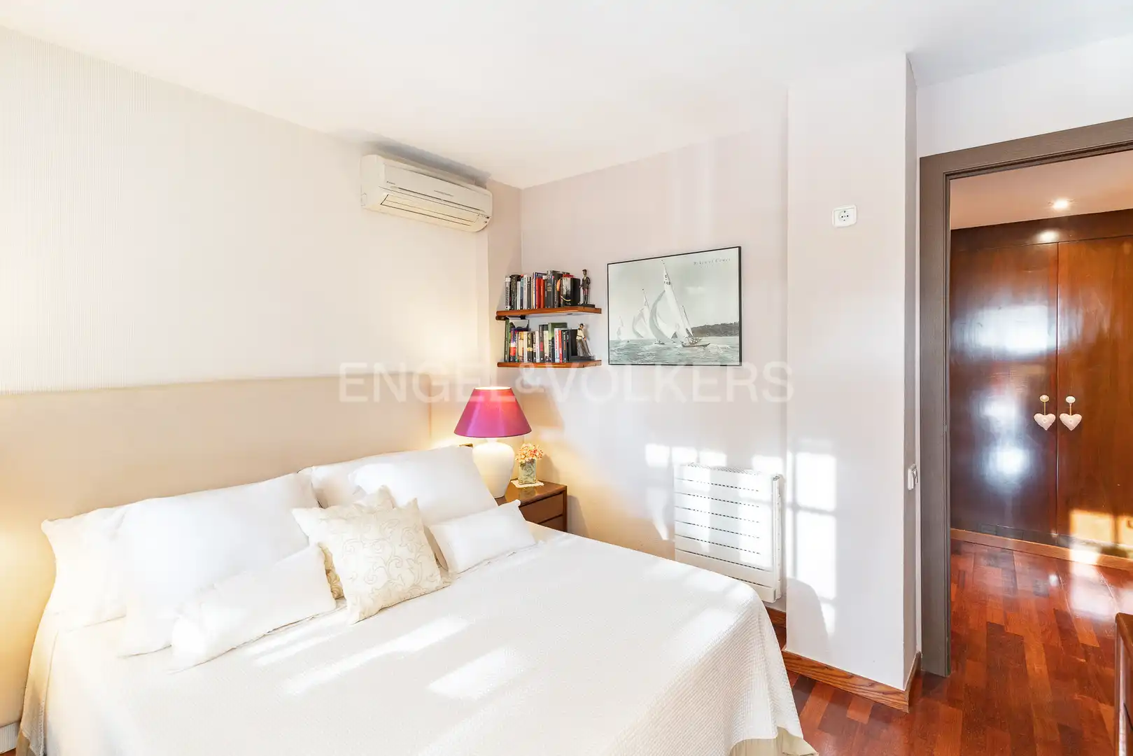Bedroom of Flat for rent in Caldes d'Estrac  with Air Conditioner, Heating and Private garden