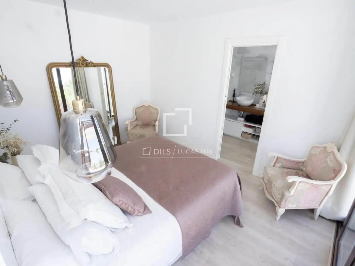 Schlafzimmer von Country house zur Miete in Majadahonda mit Klimaanlage, Heizung und Privatgarten