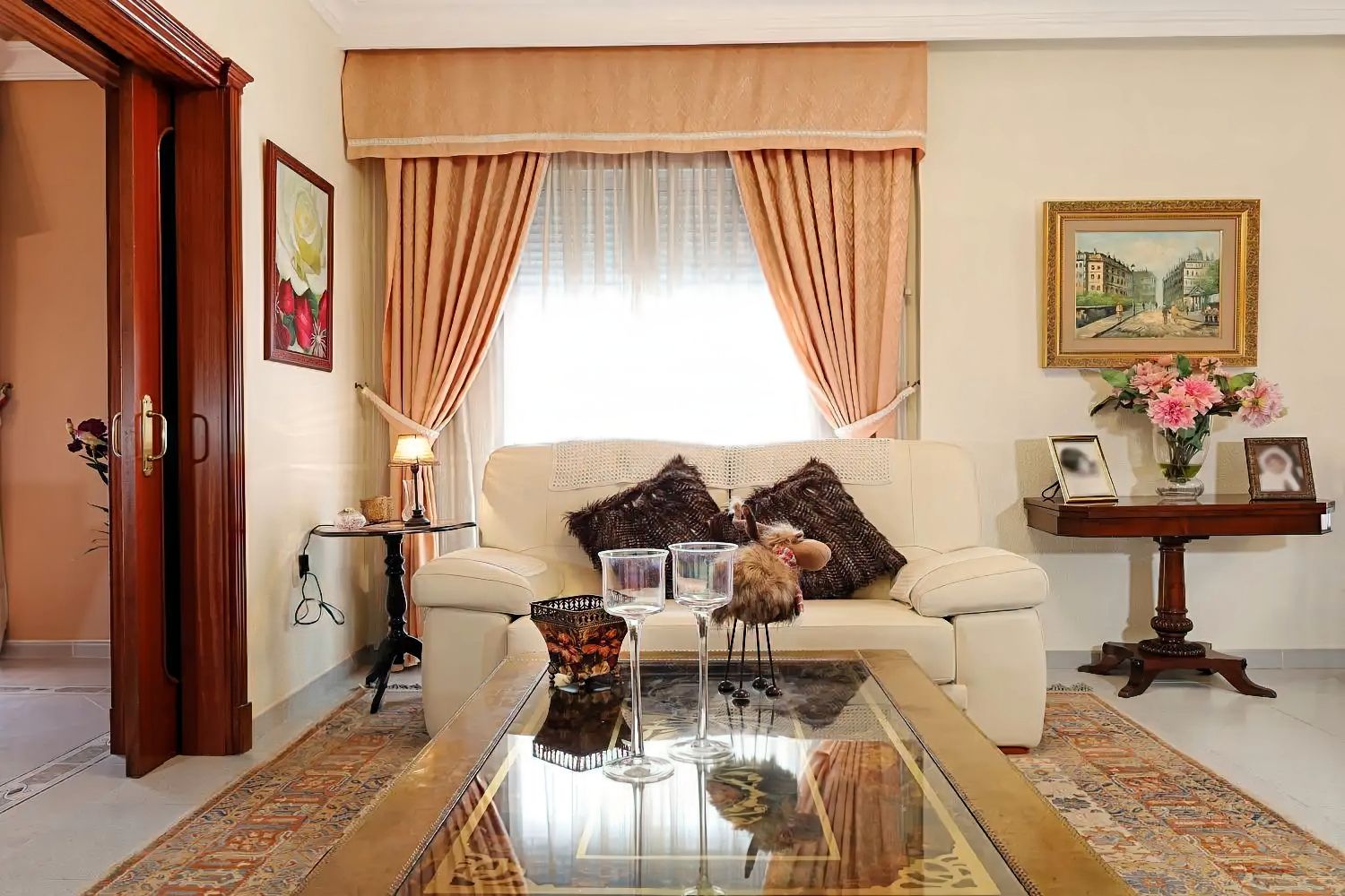 Living room of Flat for sale in Jijona / Xixona  with Heating, Furnished and Oven