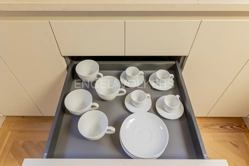 Kitchen of Flat for rent in Madrid  with Air Conditioner, Heating and Furnished