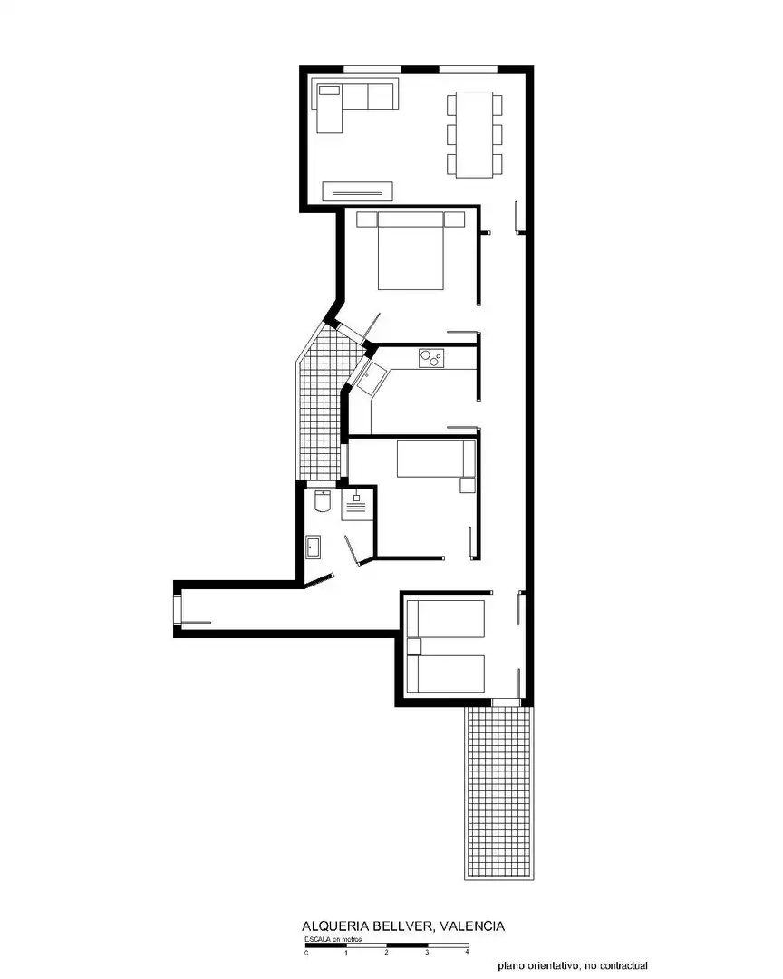 Flat for sale in Valencia  with Air Conditioner and Terrace