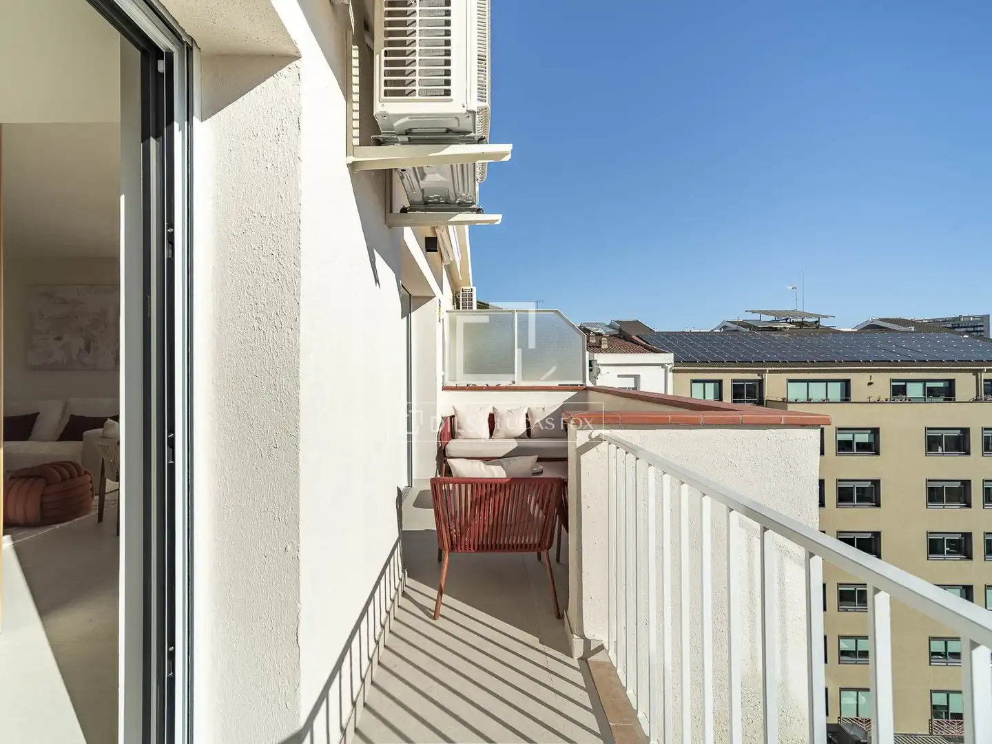 Balcony of Flat for sale in Barcelona  with Air Conditioner, Heating and Parquet flooring