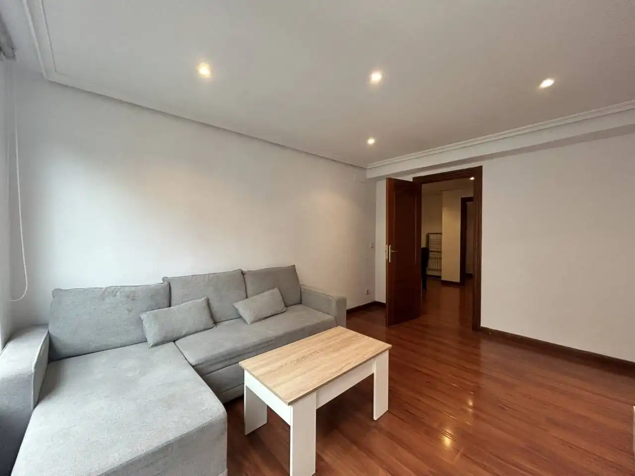 Sala de estar de Piso de alquiler en Oviedo  con Calefacción y Amueblado