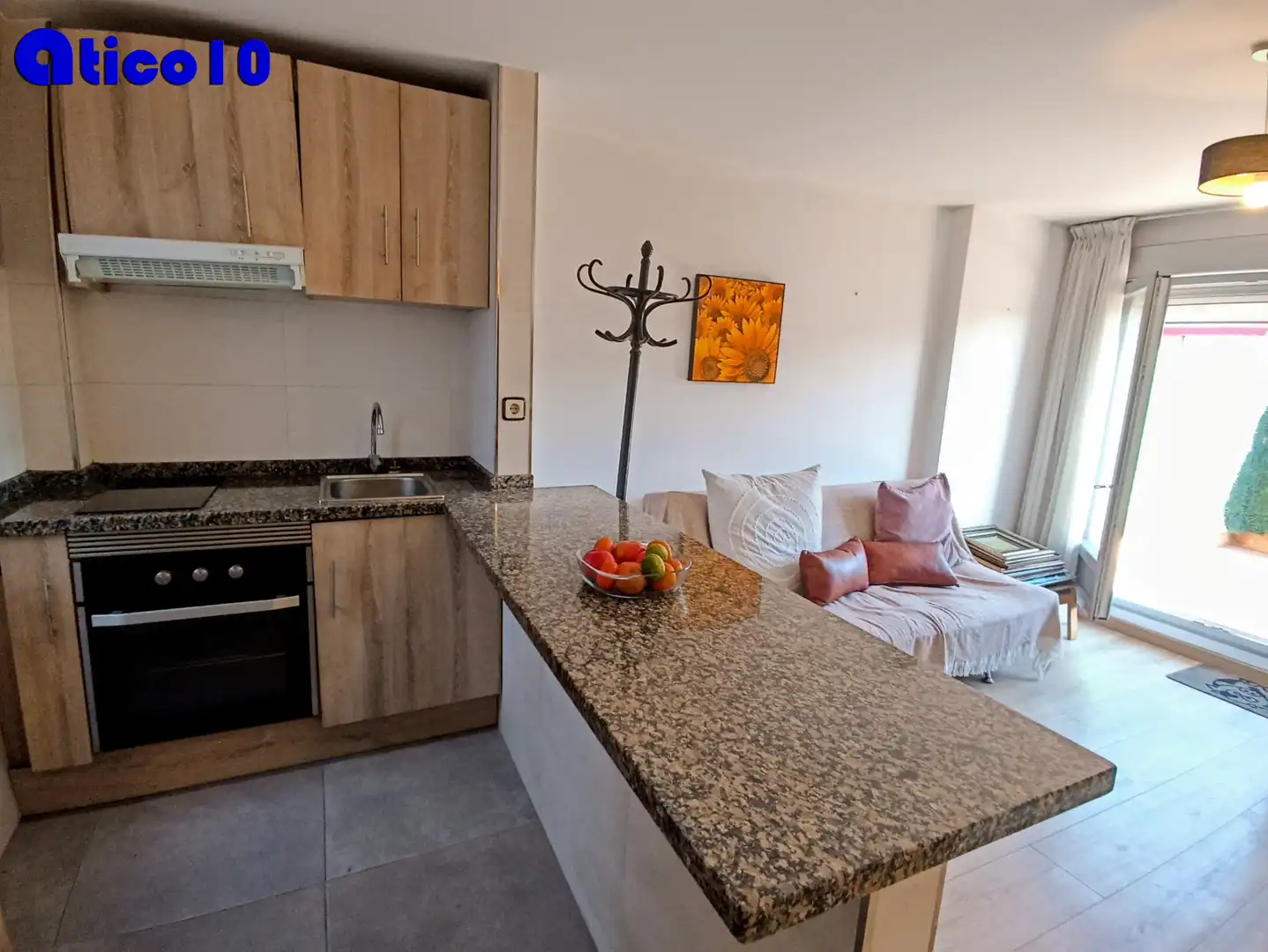 Kitchen of Attic for sale in Oviedo   with Heating, Parquet flooring and Terrace