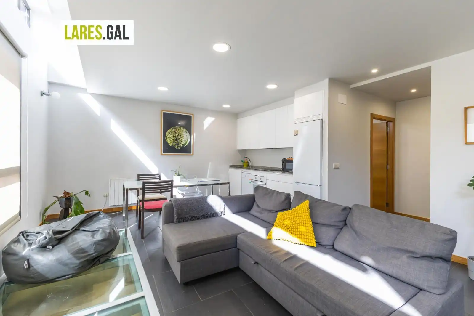 Sala de estar de Casa o chalet en venta en Cangas  con Calefacción, Amueblado y Horno