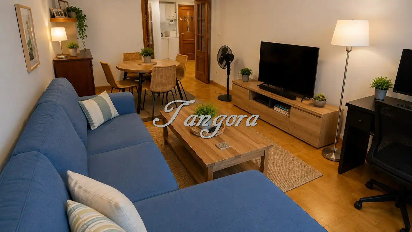 Sala de estar de Piso en venta en Getxo  con Calefacción, Parquet y Terraza
