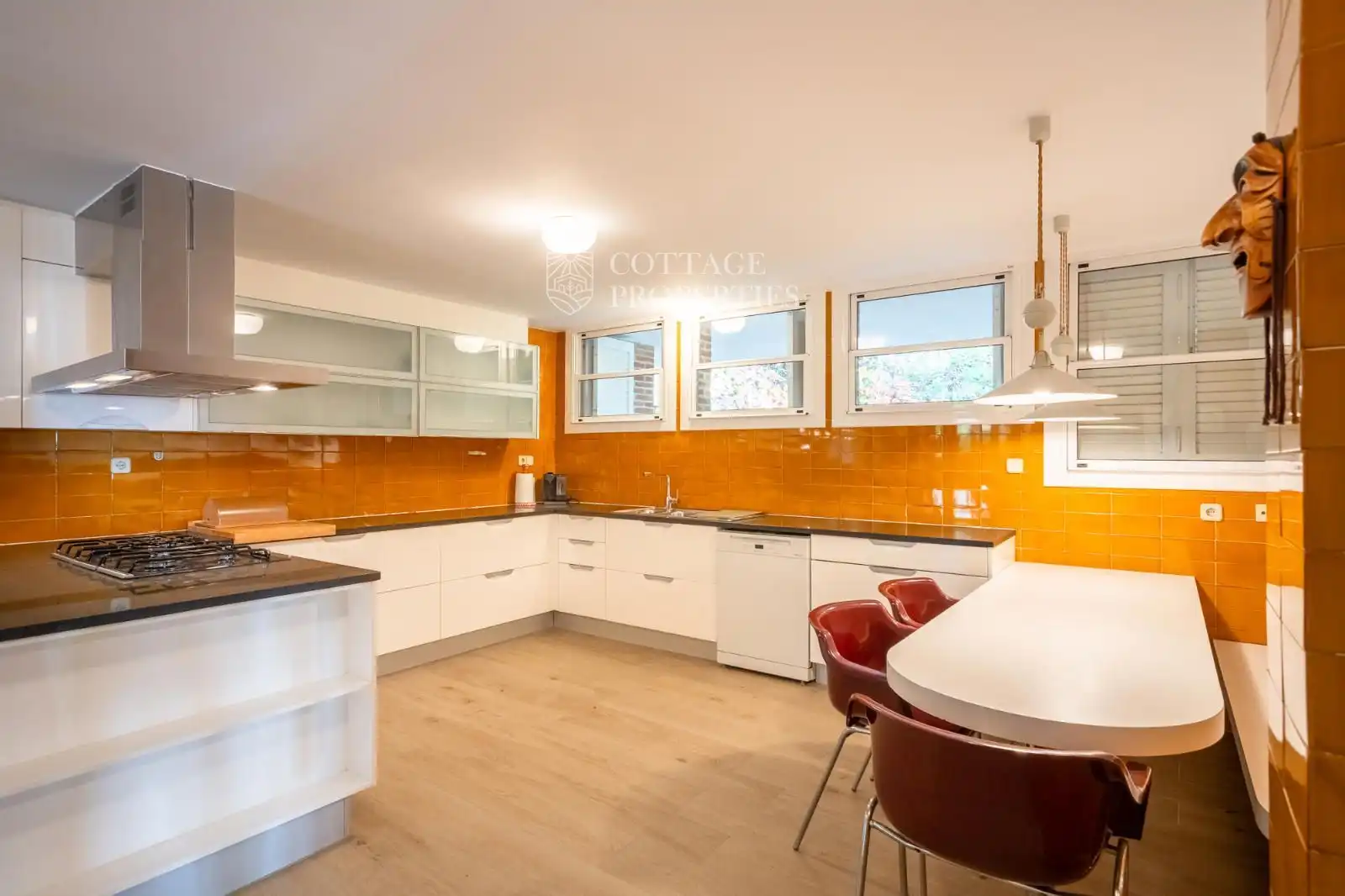 Cocina de Casa o chalet en venta en Sant Vicenç de Montalt con Aire acondicionado, Terraza y Amueblado