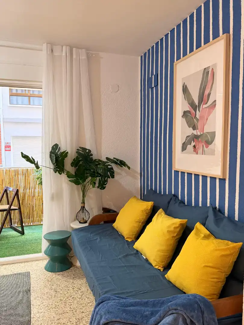 Living room of Flat for sale in Cullera  with Furnished and Balcony