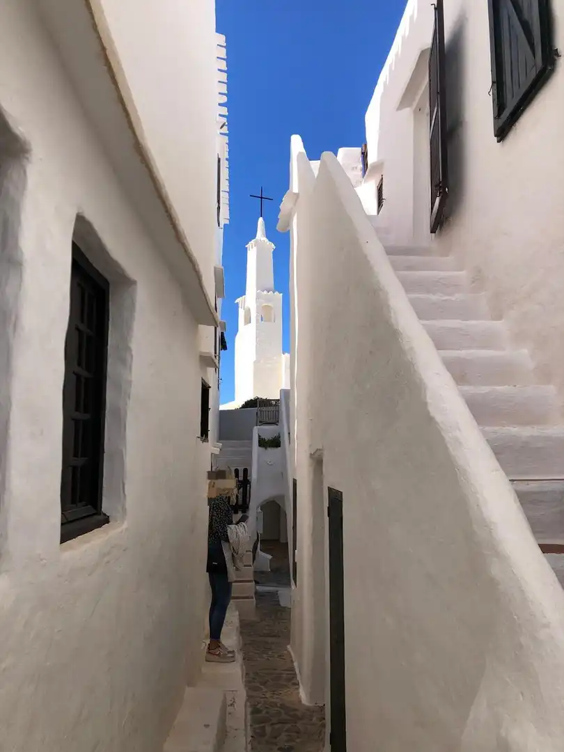 Vista exterior de Apartamento en venta en Sant Lluís con Jardín privado