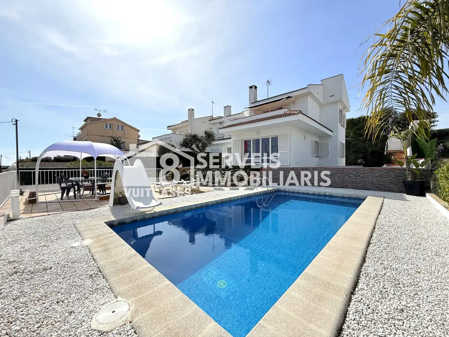 Vista exterior de Casa adosada en venta en Sant Pol de Mar con Calefacción, Jardín privado y Terraza