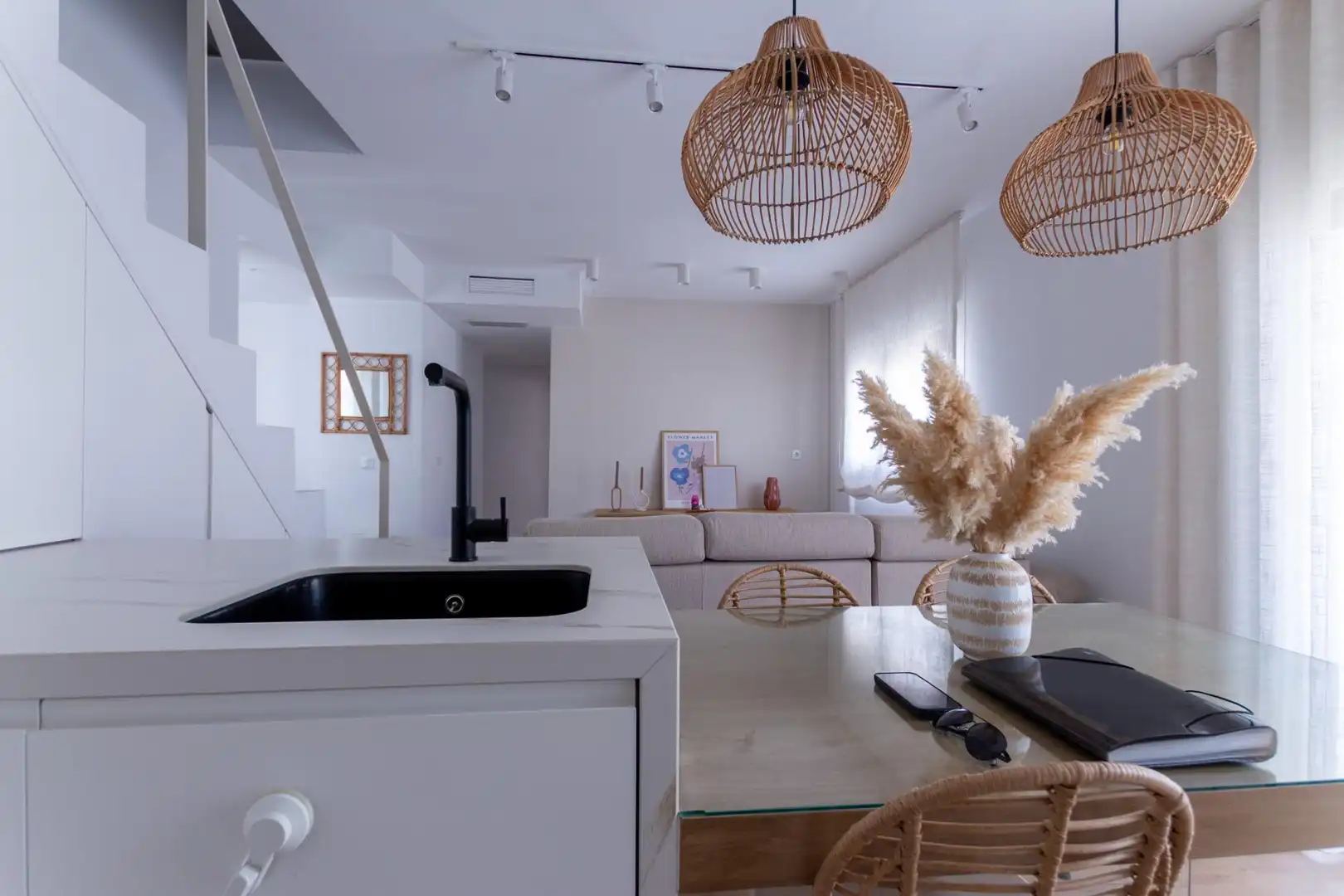 Sala de estar de Ático en venta en Águilas con Aire acondicionado, Terraza y Amueblado