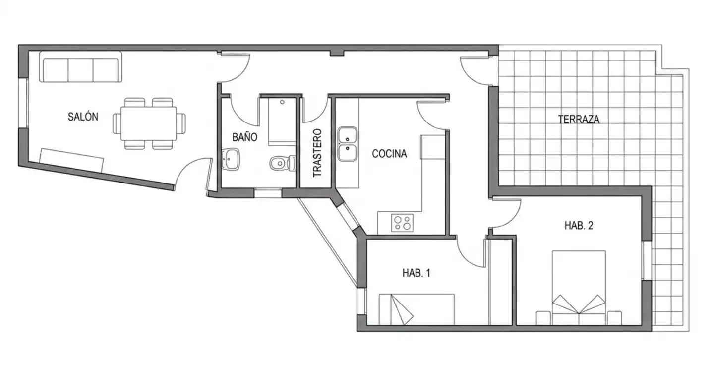 Flat for rent in D'Àngel Guimerà, Arrancapins
