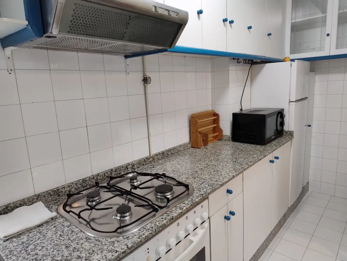 Kitchen of Flat for rent in Santiago de Compostela   with Heating, Storage room and Furnished