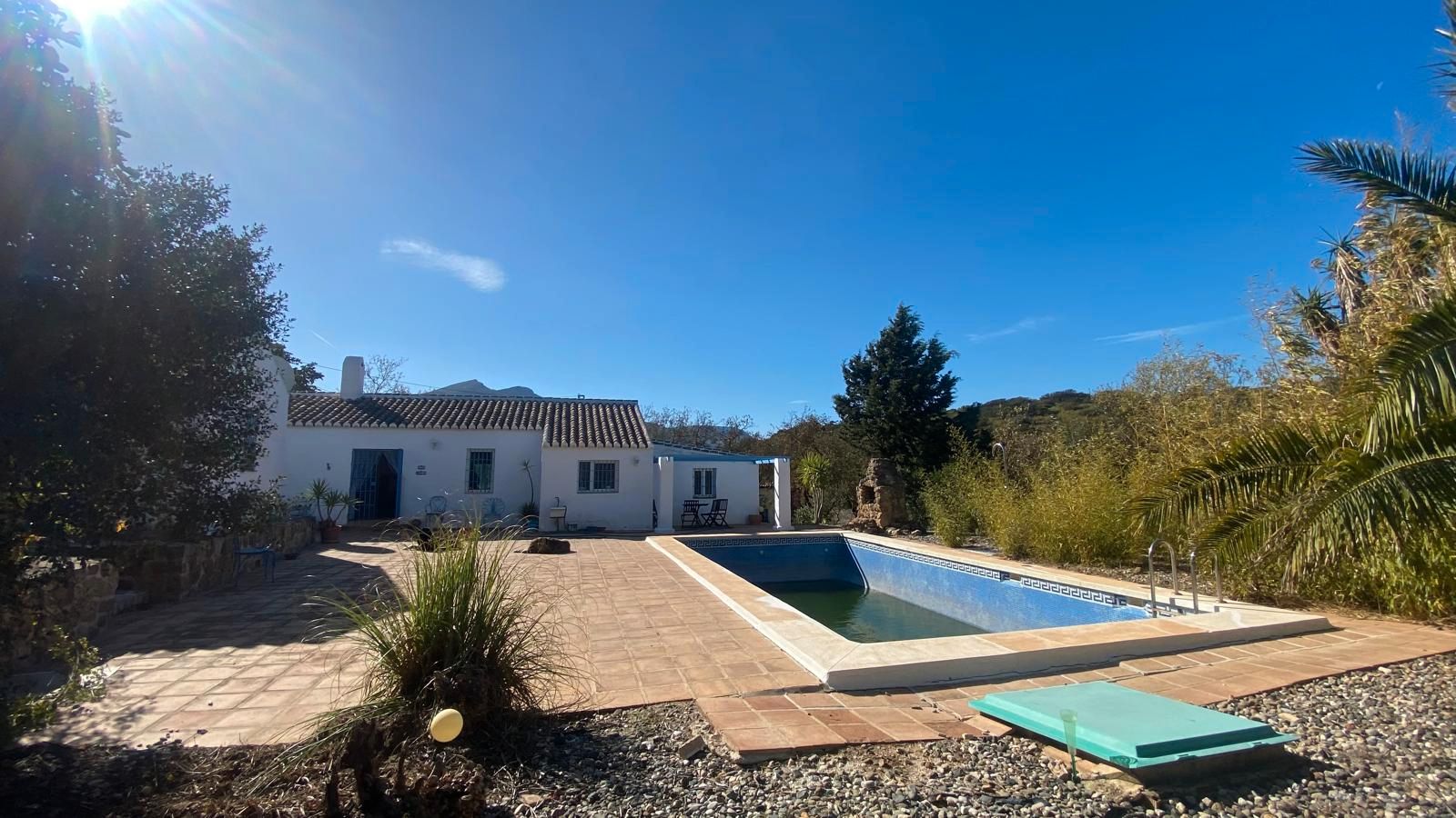 Piscina de Finca rústica en venda en Valle de Abdalajís amb Calefacció, Jardí privat i Terrassa