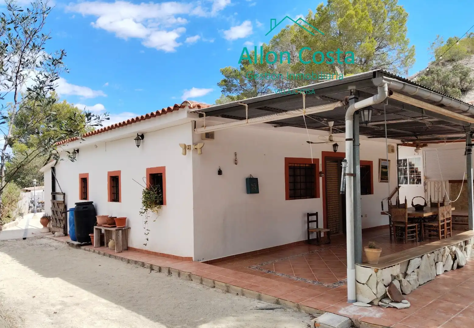 Vista exterior de Finca rústica en venta en Orxeta con Jardín privado, Terraza y Trastero