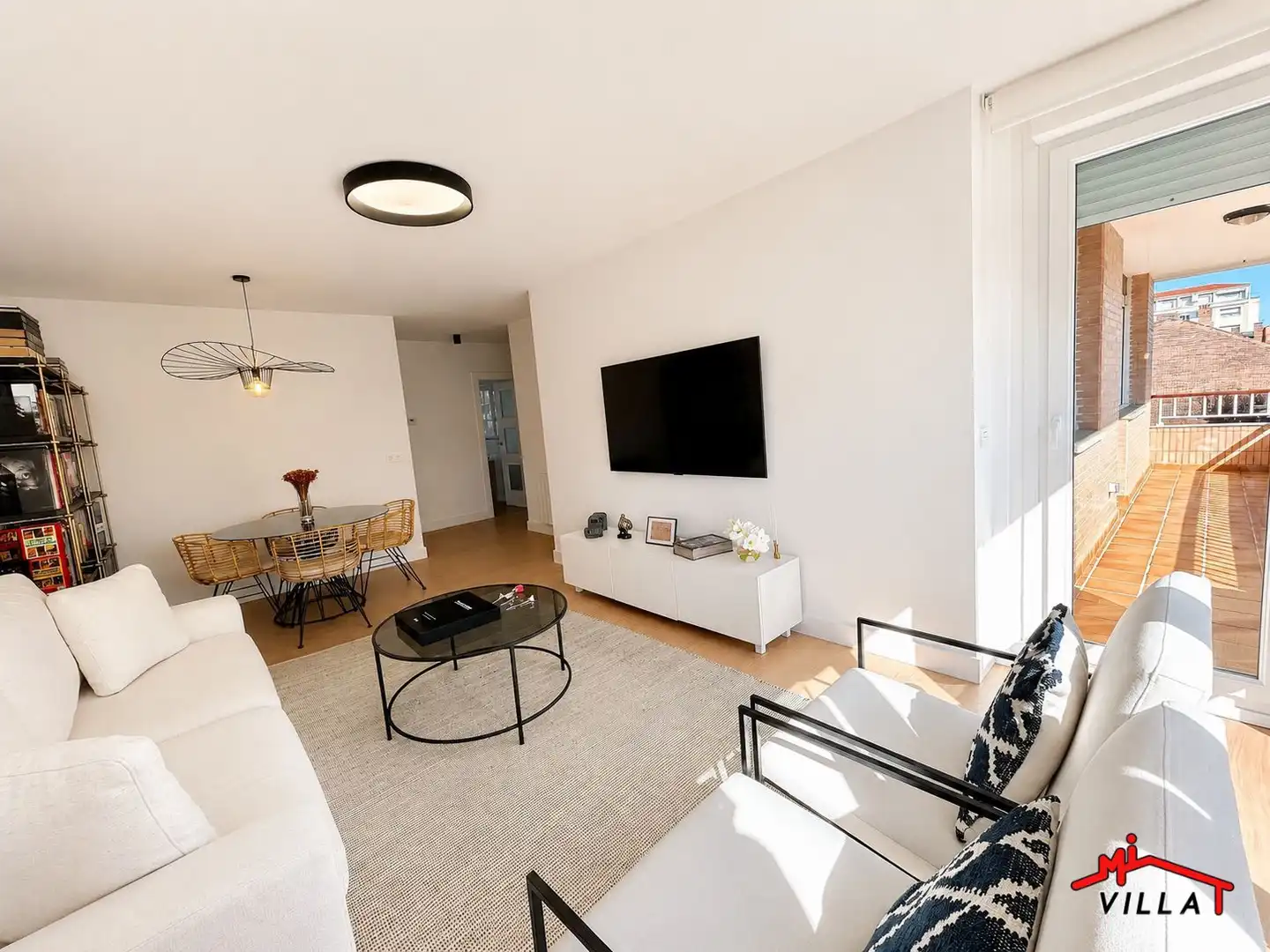 Wohnzimmer von Wohnung zum Verkauf in Laredo mit Heizung und Terrasse