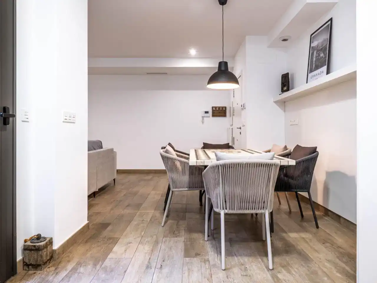 Dining room of Flat for rent in Granada  with Air Conditioner, Swimming Pool and Furnished