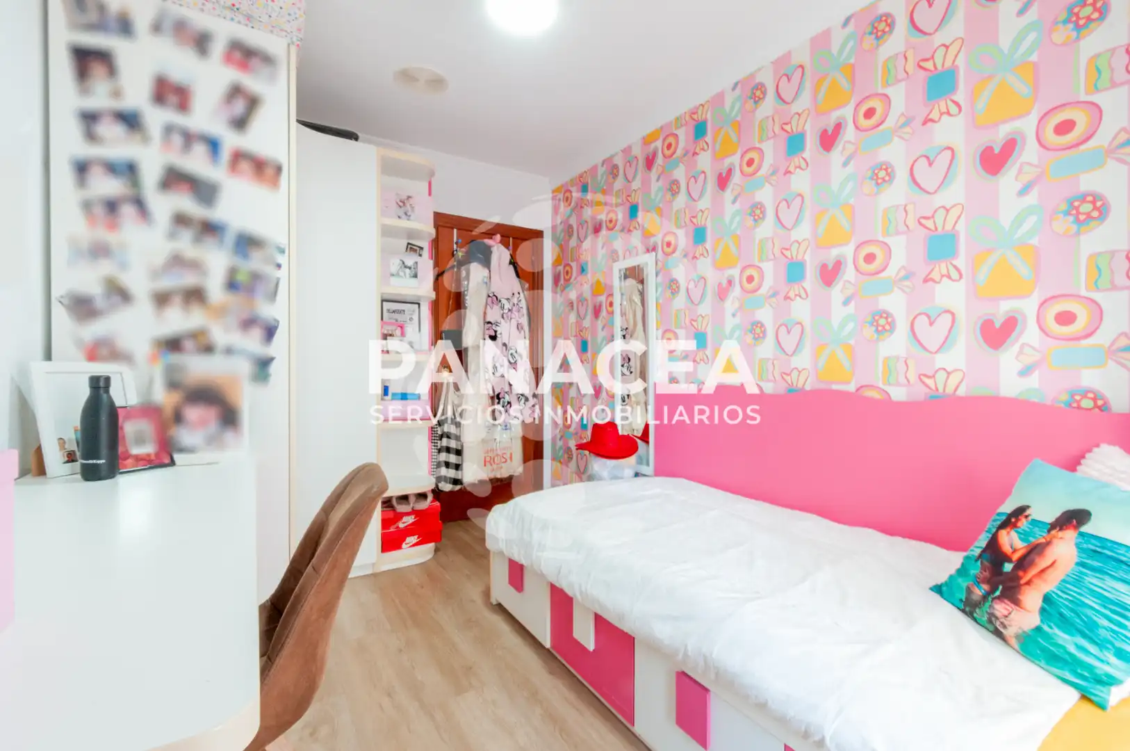 Bedroom of Flat for sale in Roquetas de Mar  with Air Conditioner, Furnished and Oven