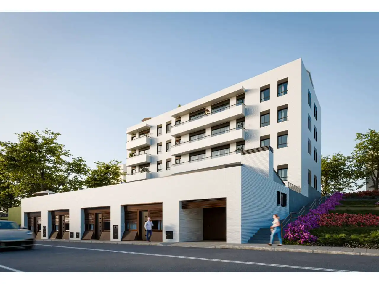 Vista exterior de Piso en venta en Granollers con Aire acondicionado, Calefacción y Balcón