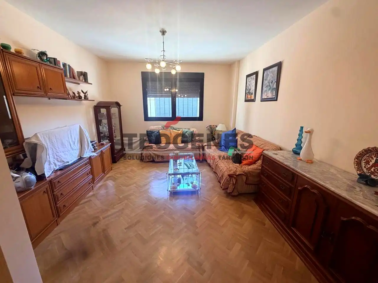 Living room of Ground floor for sale in Tarancón  with Heating, Parquet flooring and Storage room