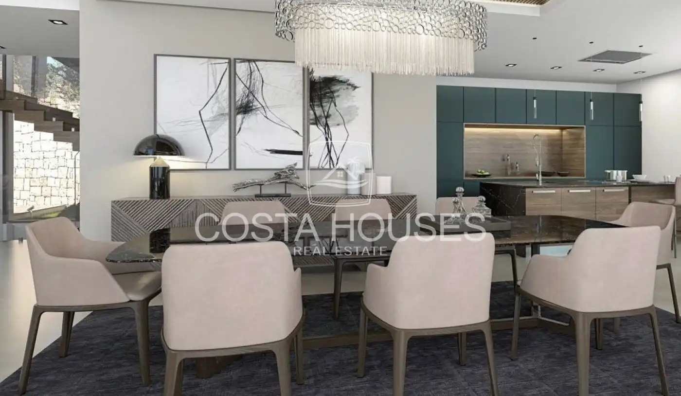 Dining room of Houses for sale in Jávea / Xàbia  with Air Conditioner, Private garden and Terrace