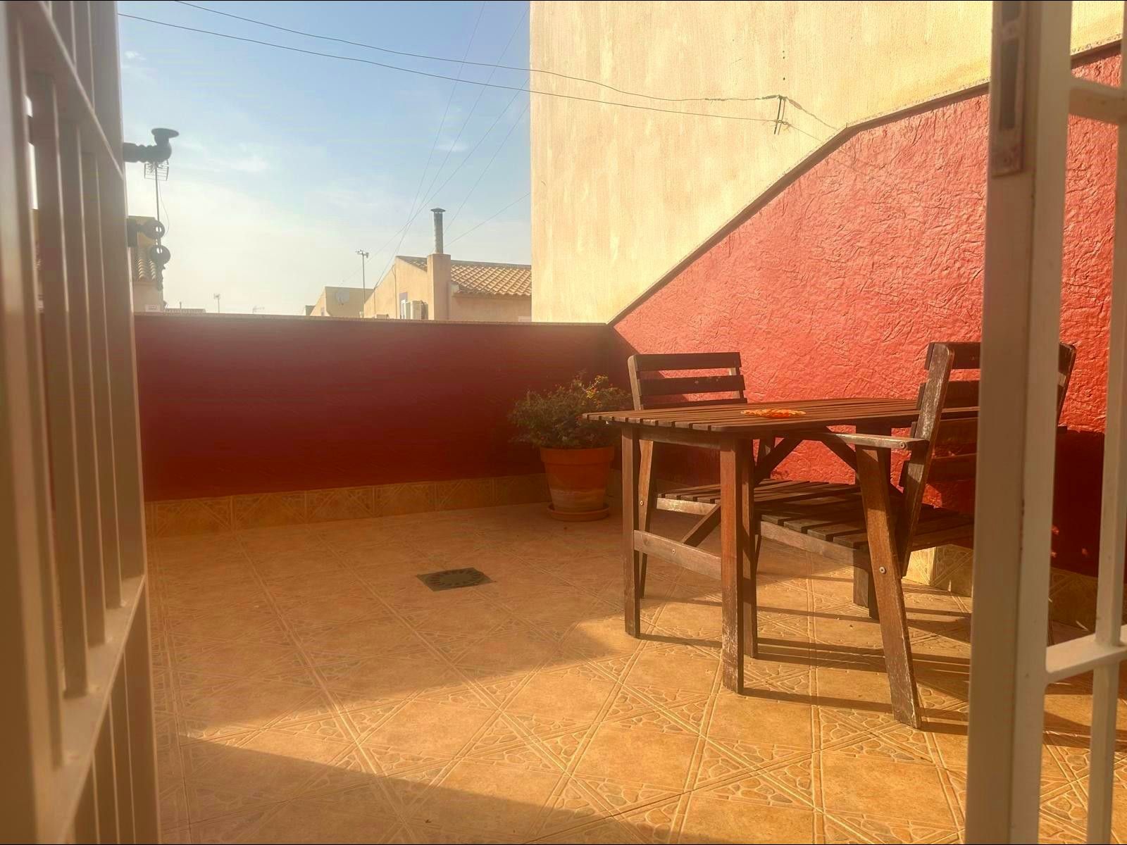 Terrassa de Casa adosada en venda en Los Alcázares amb Aire condicionat, Calefacció i Terrassa