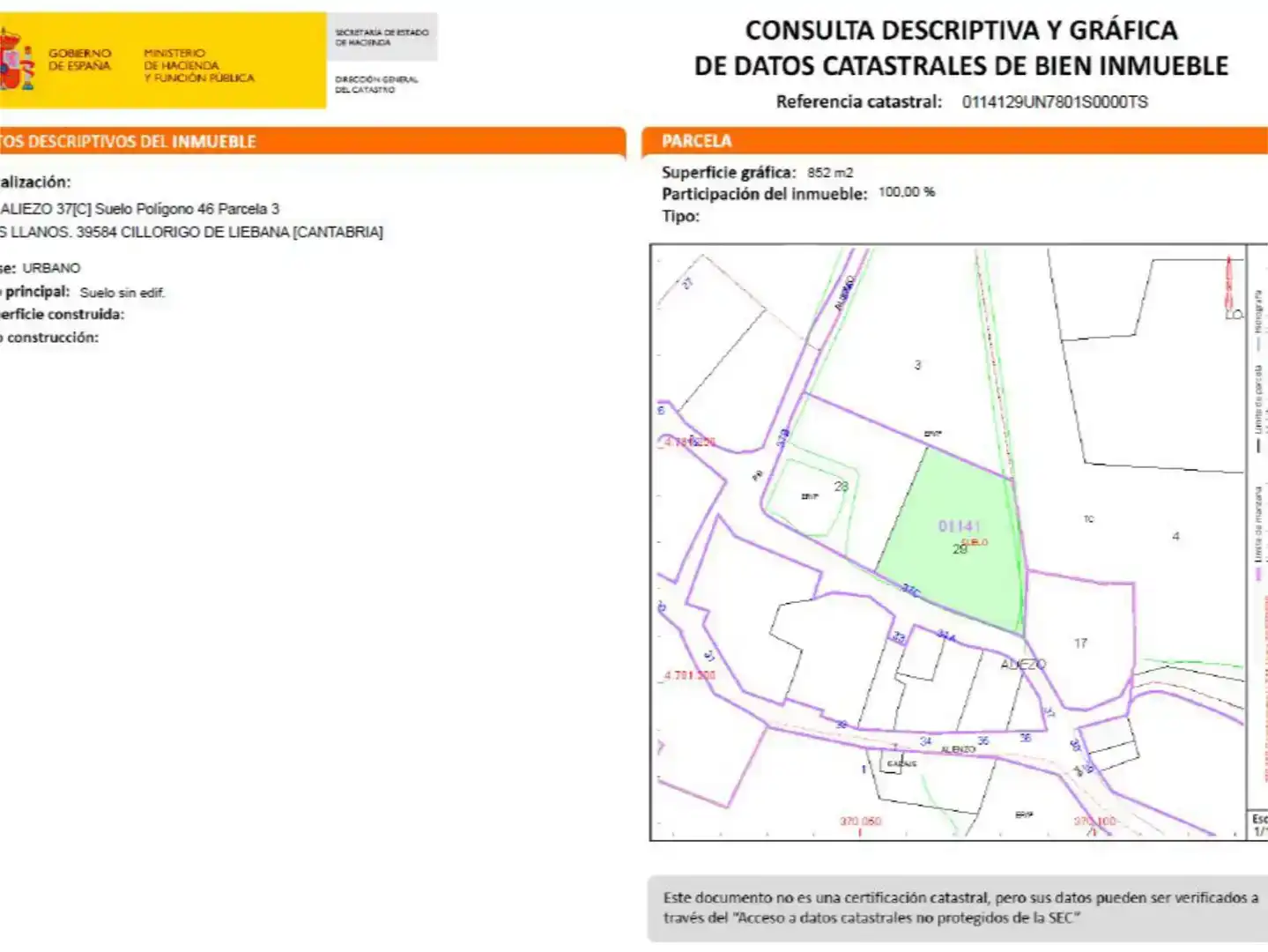 Residencial en venta en Cillorigo de Liébana