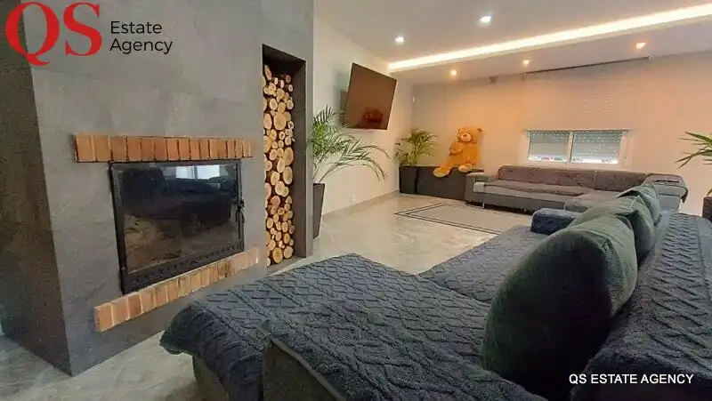 Sala de estar de Finca rústica en venta en Tordera con Aire acondicionado, Calefacción y Jardín privado
