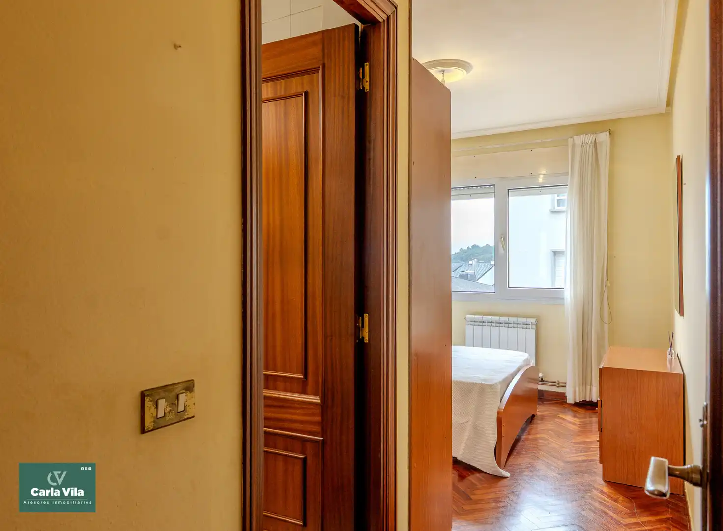Bedroom of Flat for sale in Lugo  with Heating, Parquet flooring and Storage room