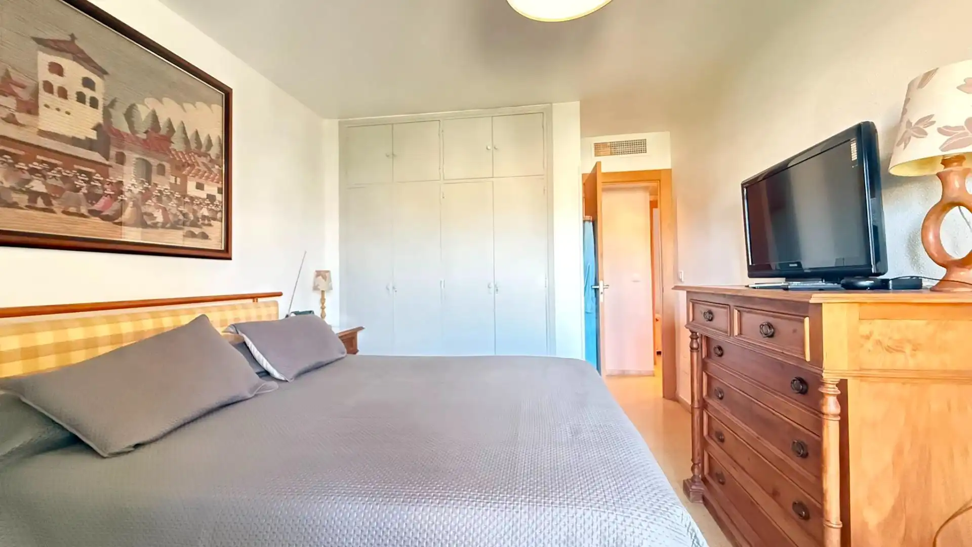 Bedroom of Flat for sale in Águilas  with Air Conditioner, Storage room and Furnished