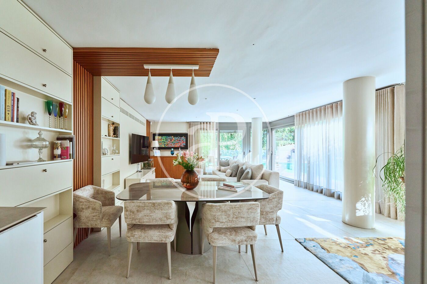 Dining room of House or chalet for sale in Sant Cugat del Vallès  with Air Conditioner, Heating and Private garden